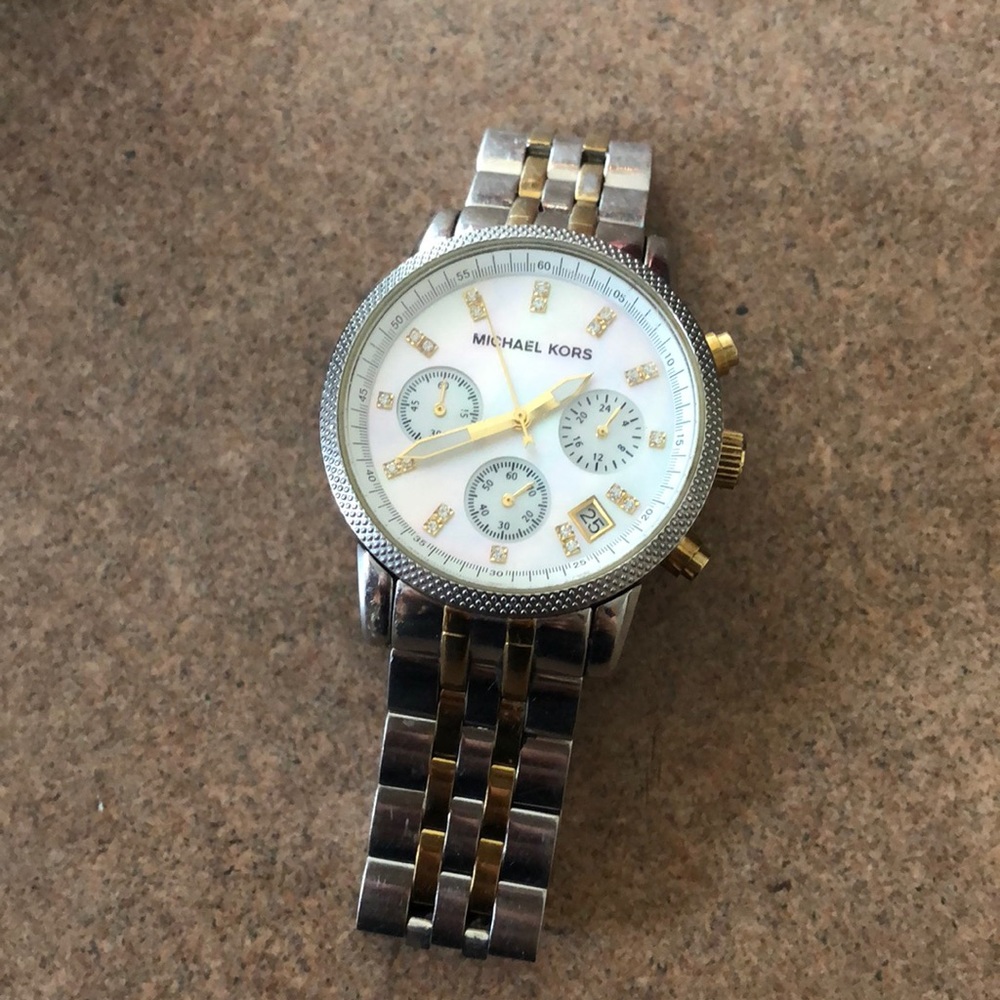 Michael Kors two tone watch